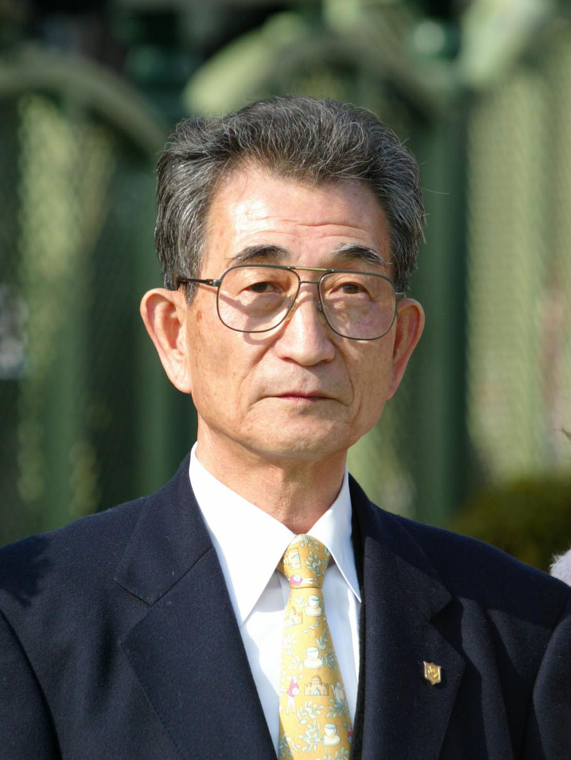 大久保正陽元調教師（04年2月撮影）