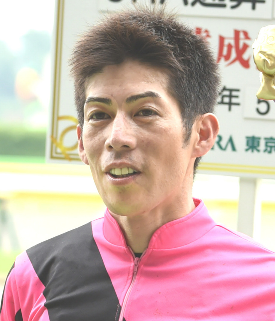 柴山雄一騎手（2015年5月9日撮影）