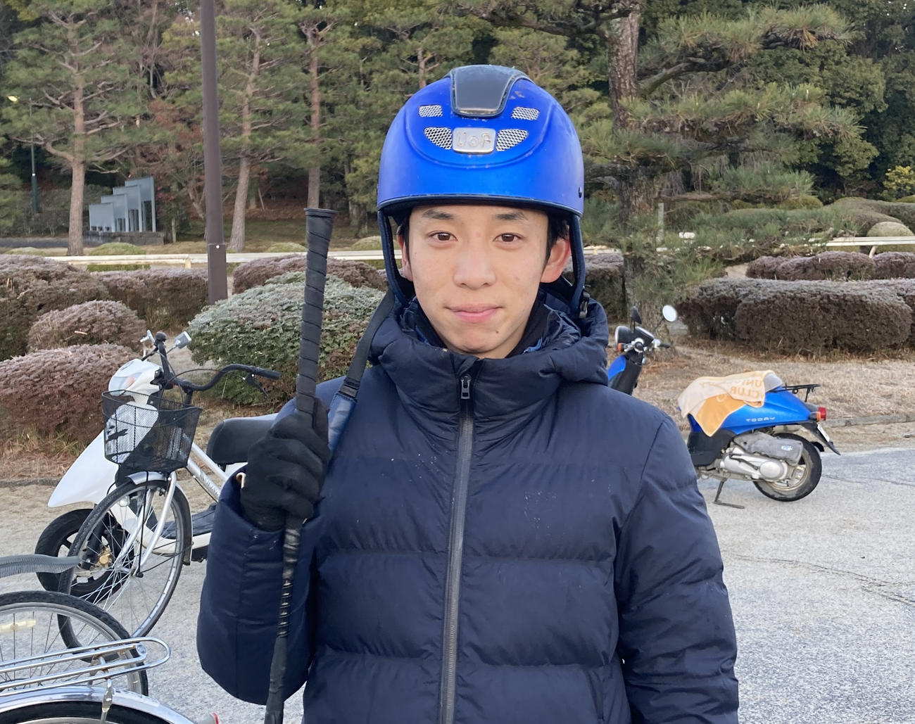 年男で飛躍を誓う団野騎手（撮影・太田尚樹）