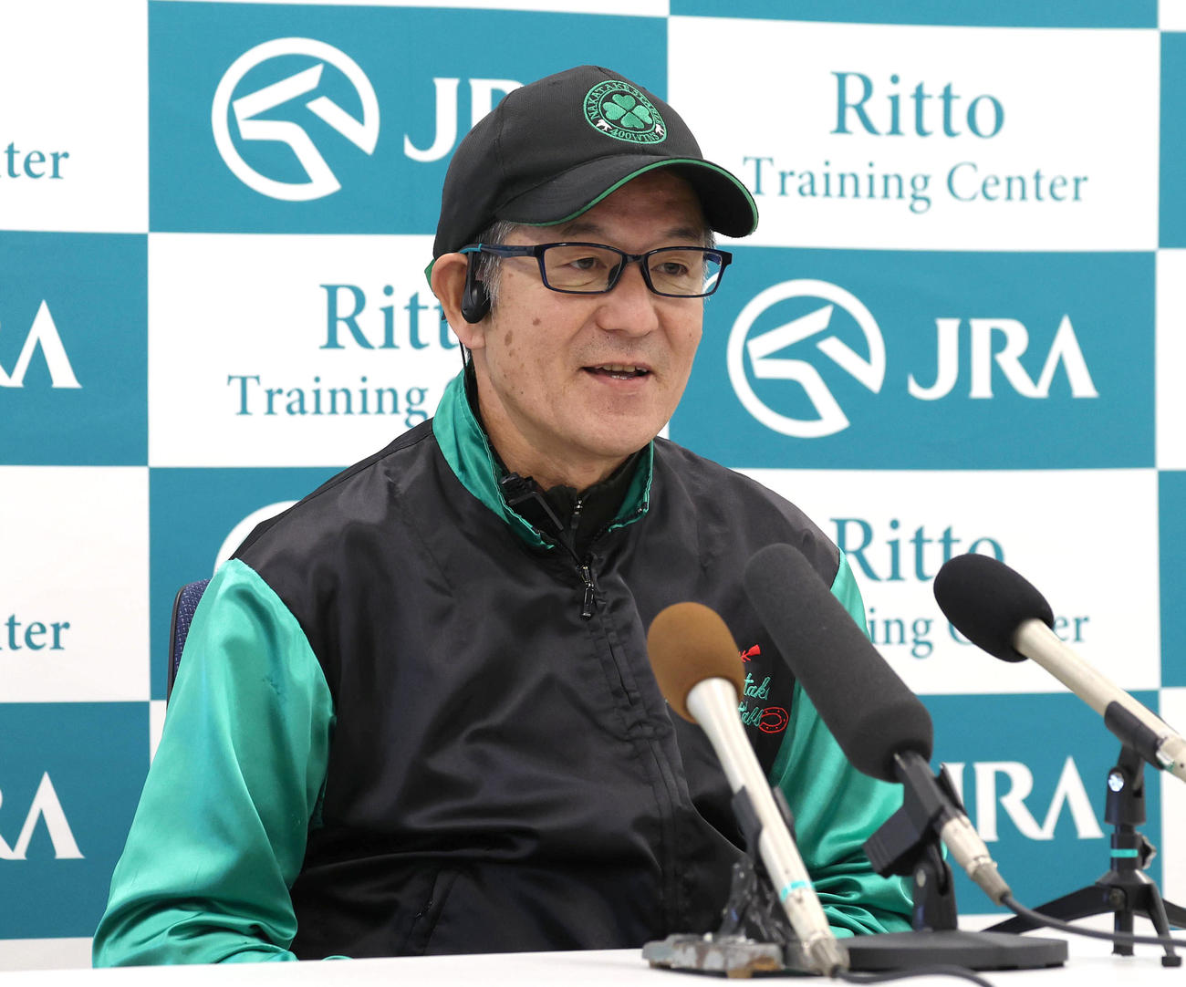 中竹和也調教師（23年10月18日撮影）