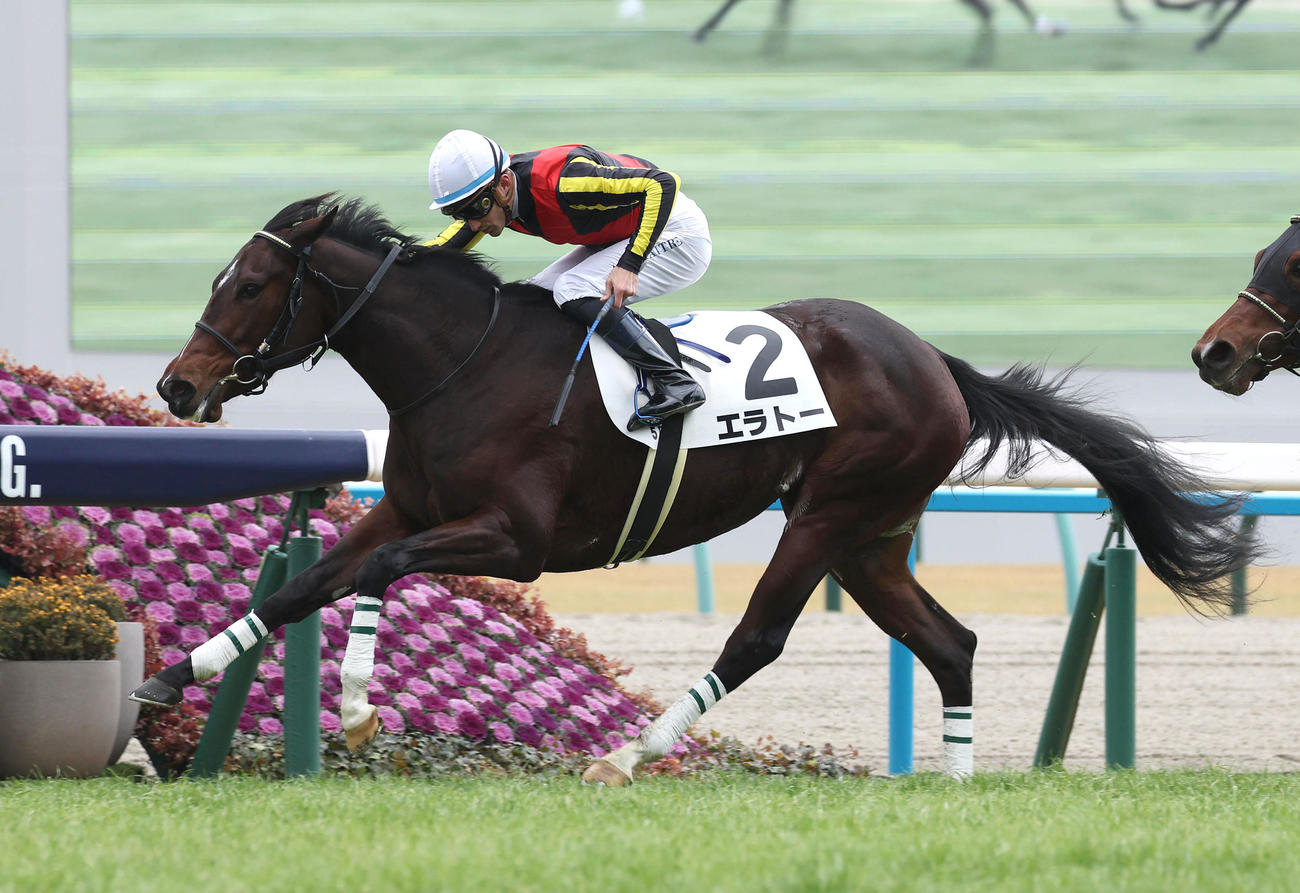 エラトーで京都5Rを制しJRA初勝利を挙げたA・ルメートル騎手（撮影・白石智彦）