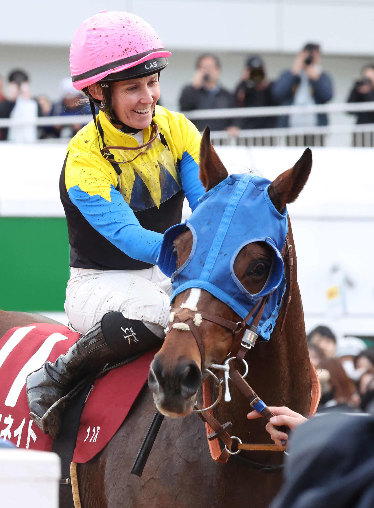 AJCCを制したチャックネイトとキング騎手（撮影・丹羽敏通）