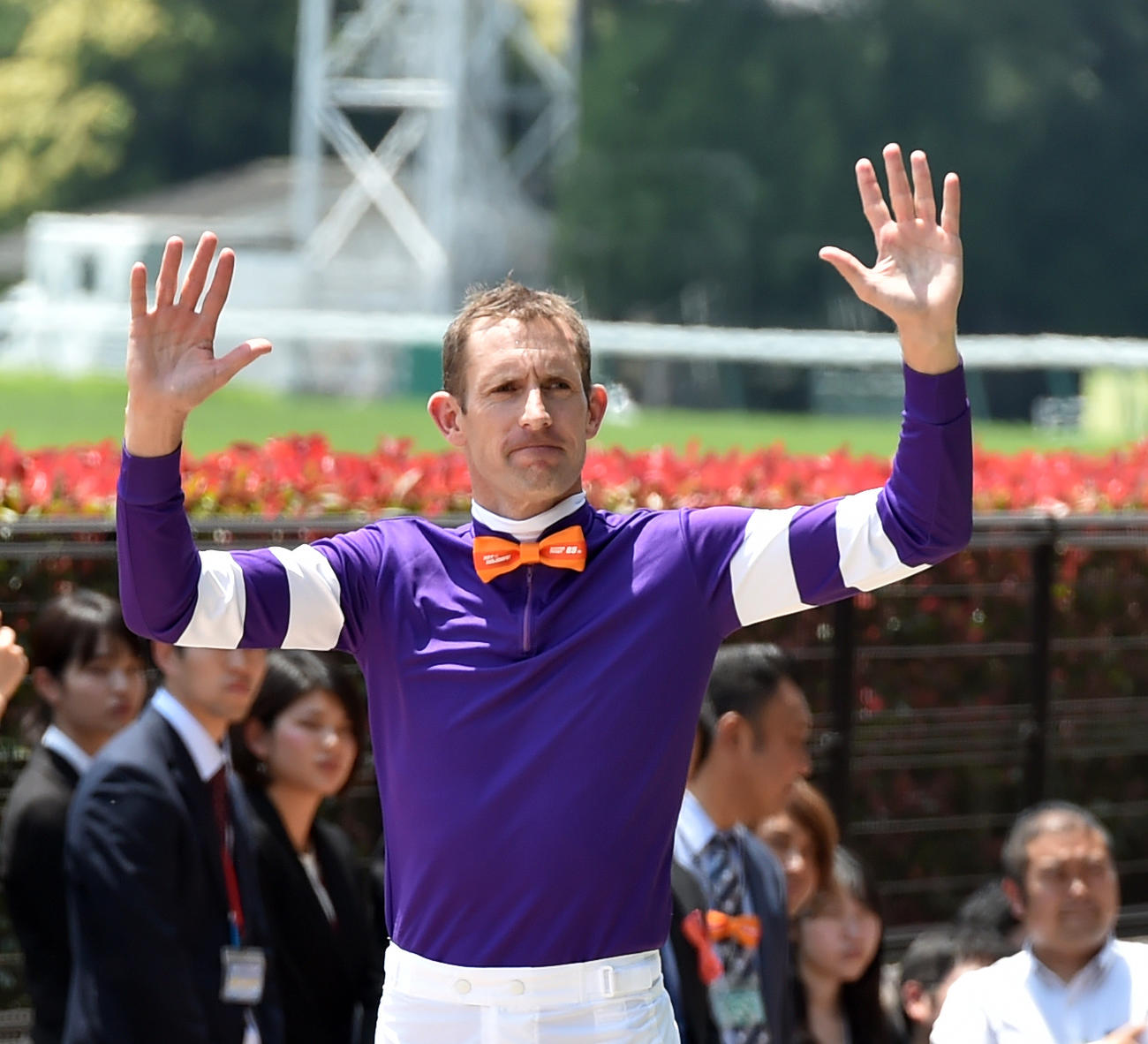 ヒュー・ボウマン騎手（18年5月撮影）