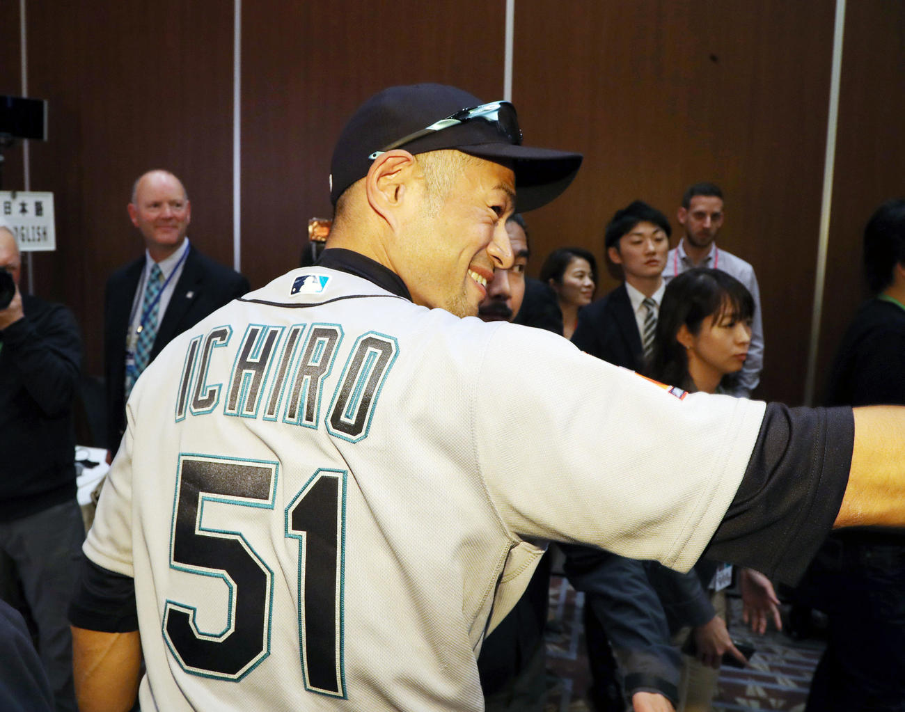 背番号51のマリナーズ・イチロー（2019年3月16日撮影）