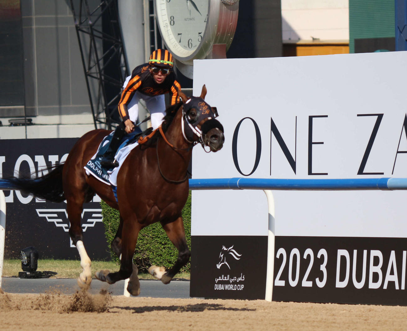 ゴドルフィンマイルを圧勝したアイソレート（撮影・木南友輔）
