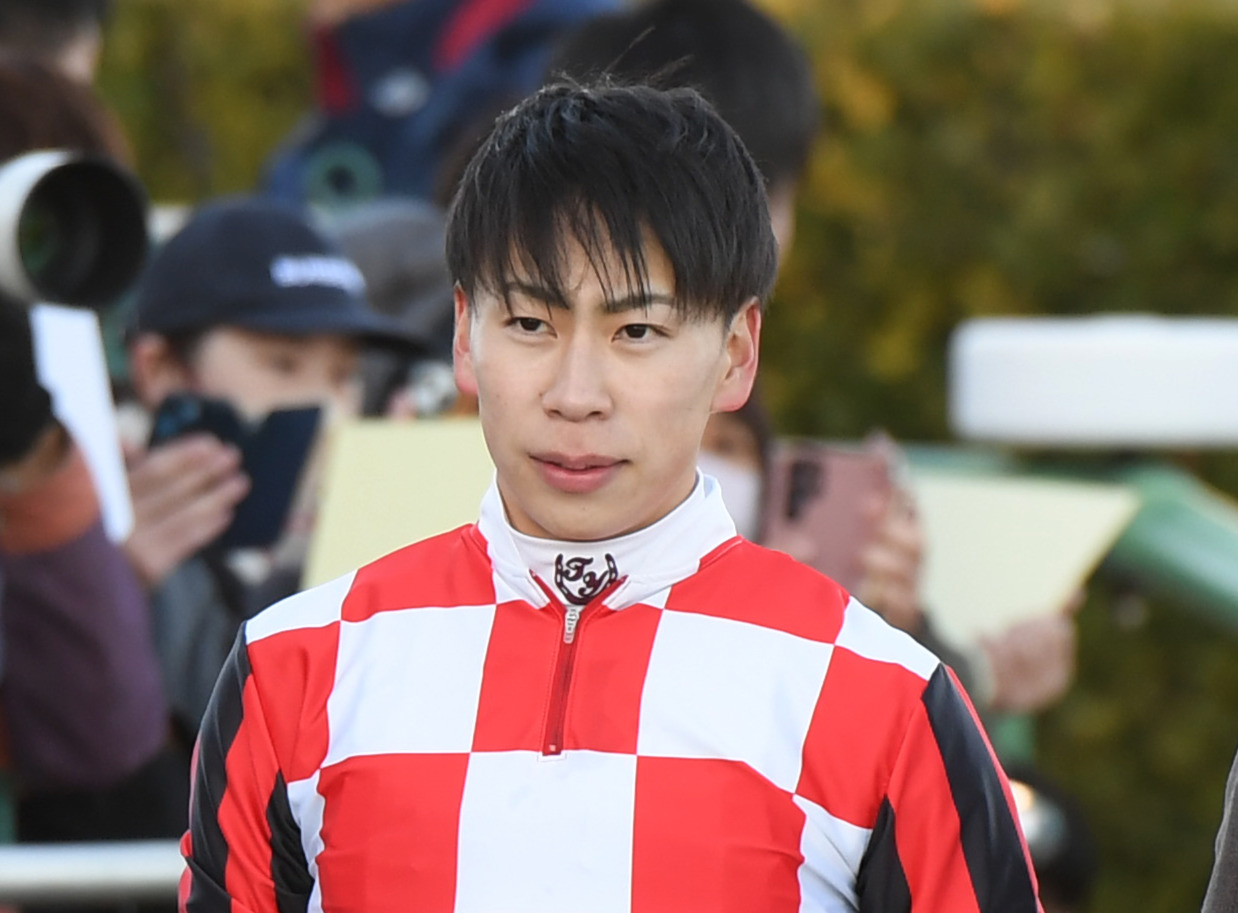 横山武騎手（24年1月8日撮影）