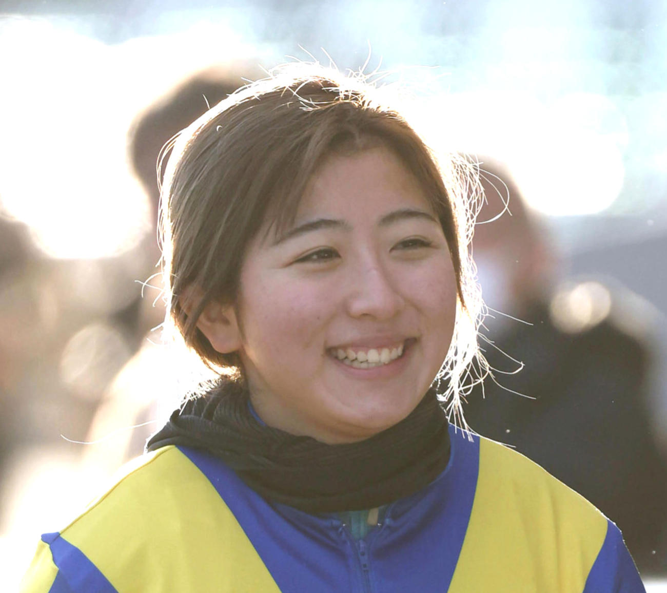 今村聖奈騎手（2023年1月撮影）