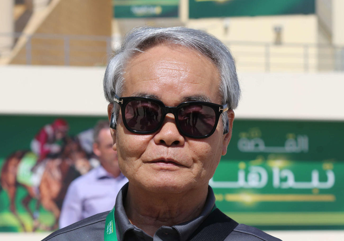 21日、共同会見を終えたデルマソトガケの音無師（撮影・木南友輔）