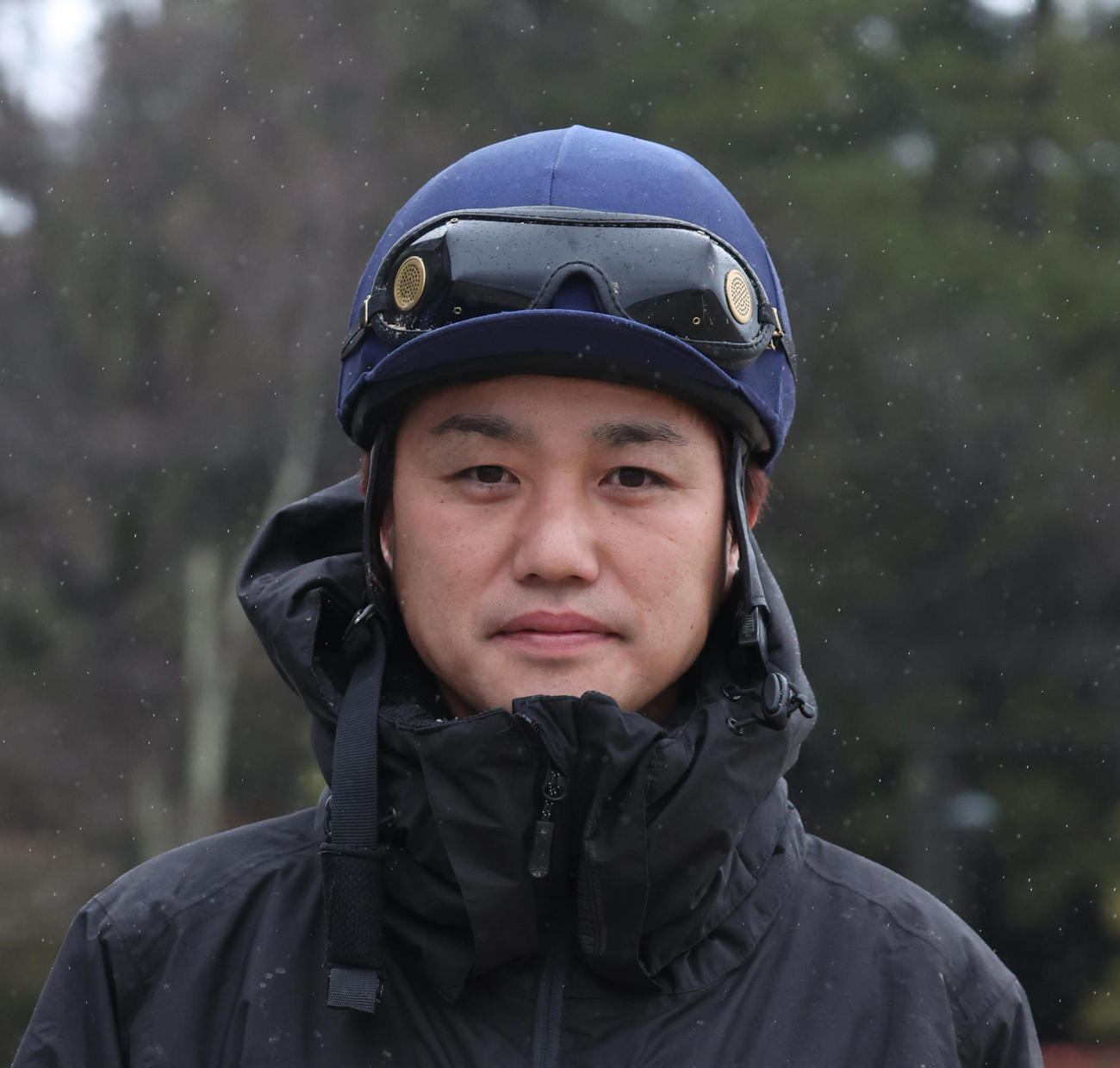 川島信二騎手（24年2月22日撮影）　