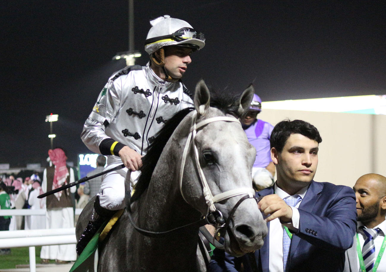サウジCで3着に粘ったサウジクラウン（撮影・木南友輔）