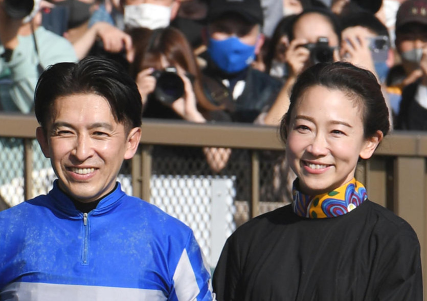 23年2月、福永祐一騎手と翠夫人