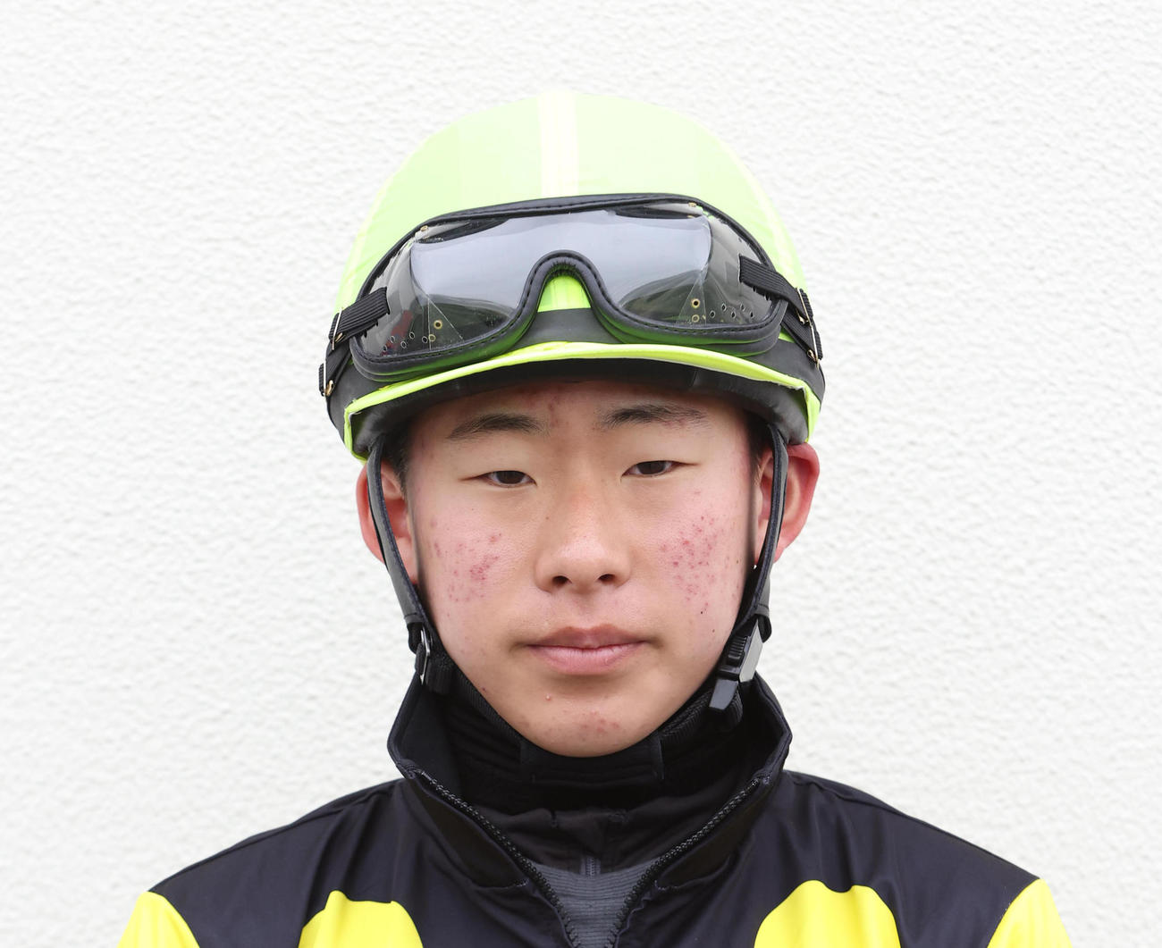 高杉吏麒騎手（2024年2月29日撮影）