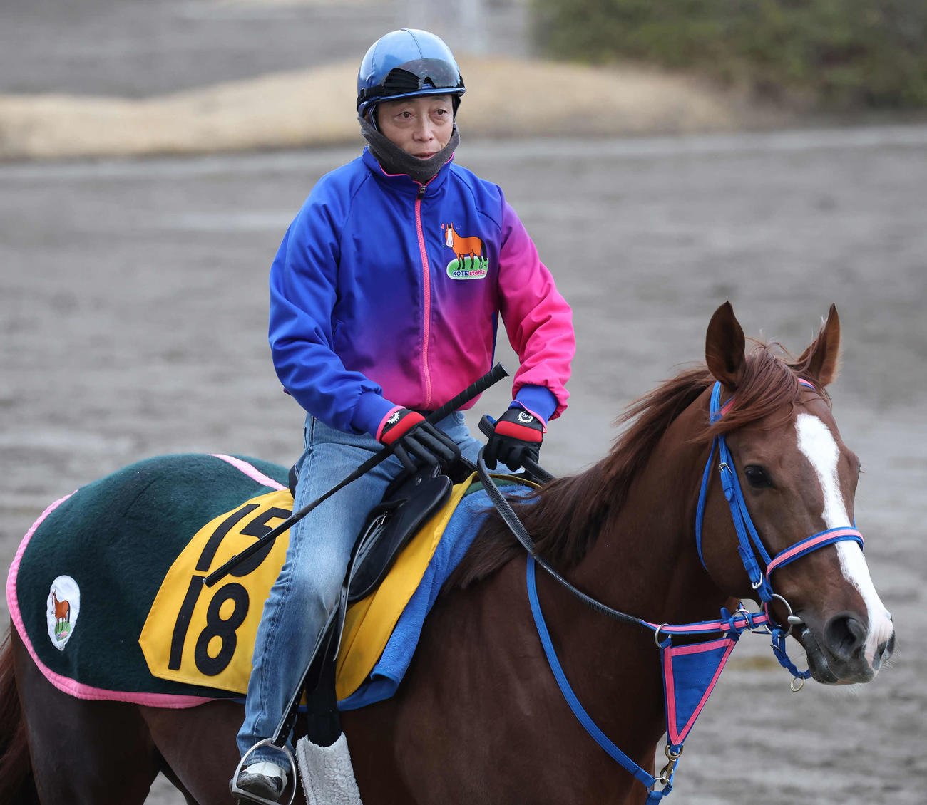 騎手を引退してJRA競馬学校の教官に転身する武士沢騎手（撮影・丹羽敏通）