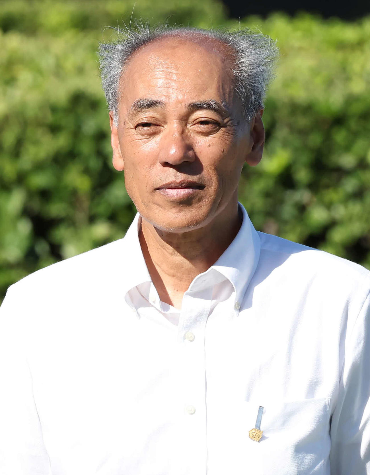 森秀行調教師（2023年9月撮影）