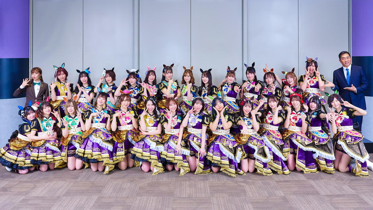 ウマ娘5thイベントDAY2の出走者集合写真（C）Cygames, Inc.