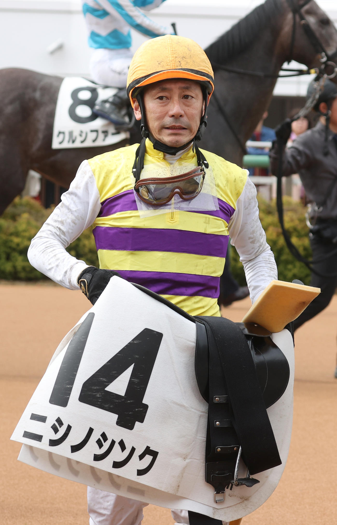 勝浦正樹騎手（2024年4月7日撮影）