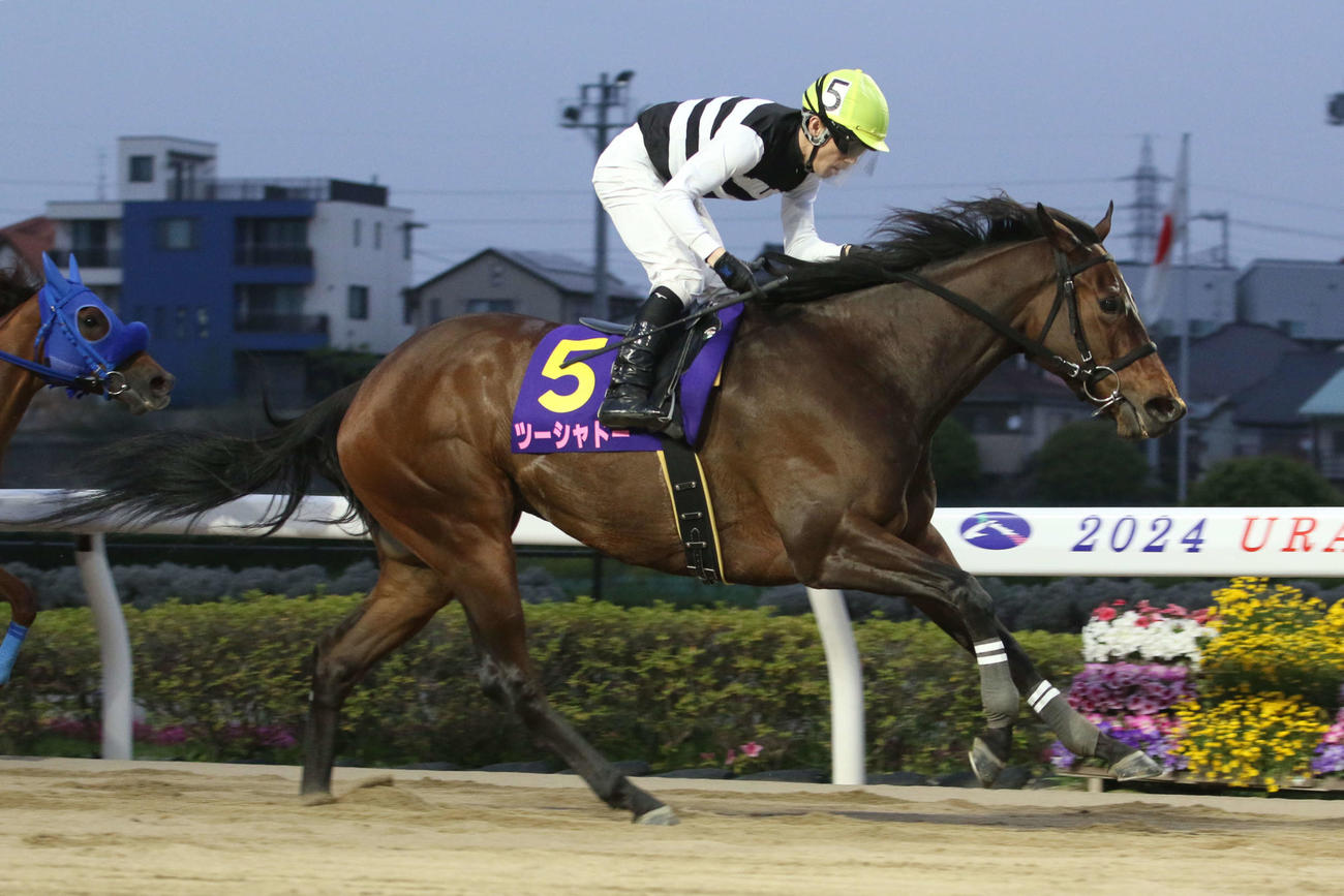 しらさぎ賞を制したツーシャドーと和田譲治騎手