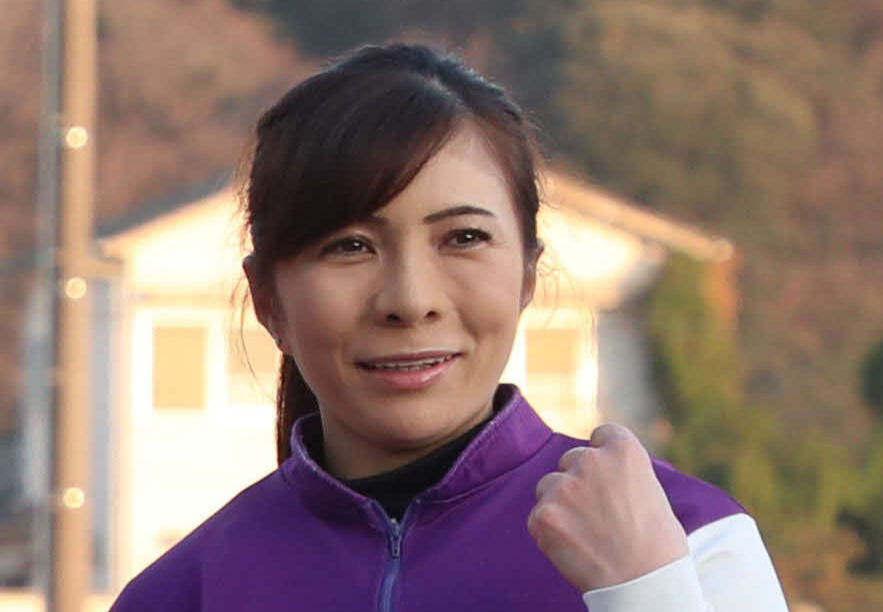 宮下瞳騎手（2020年2月4日撮影）