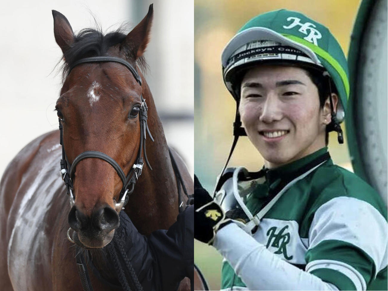 テーオーパスワード（左）と木村和士騎手