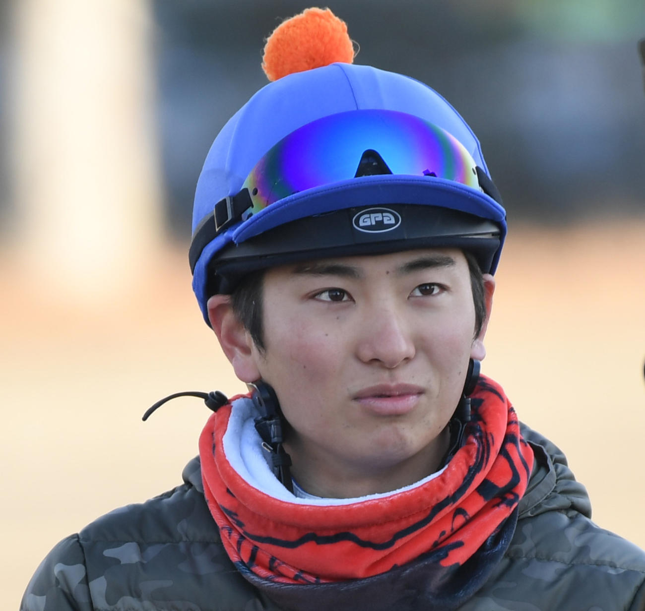 原優介騎手（2024年1月撮影）