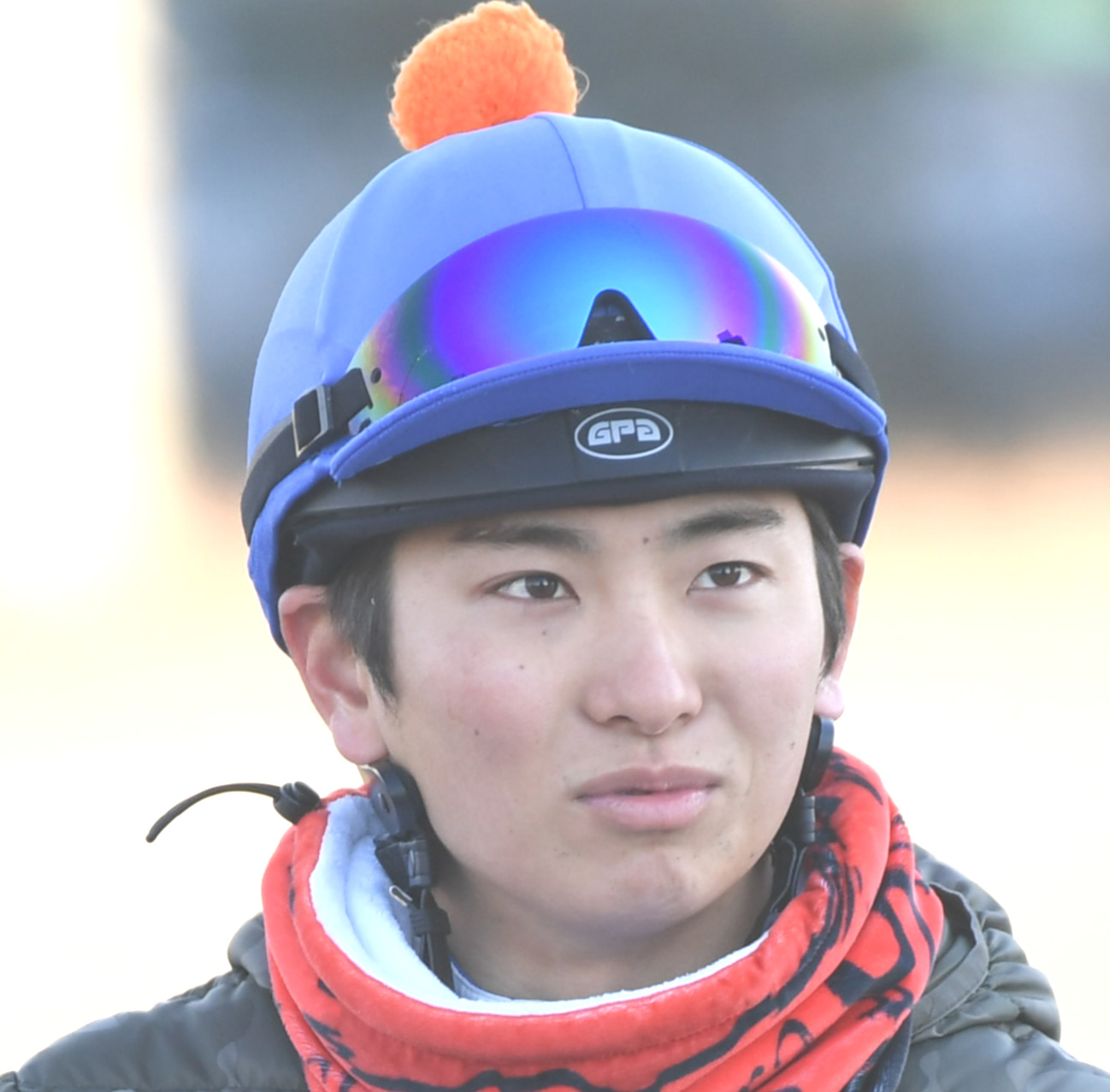 原優介騎手（2024年1月撮影）