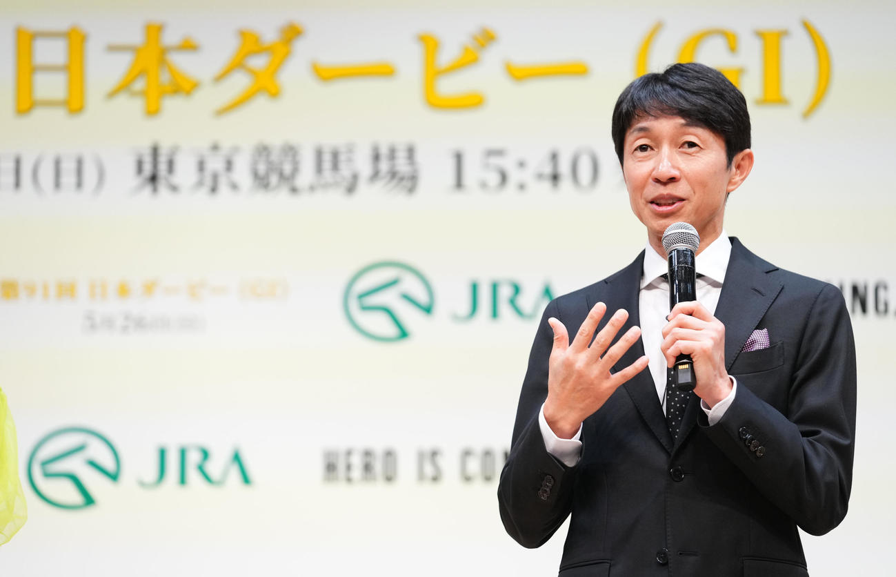 日本ダービーの魅力について語る武豊（撮影・横山健太）