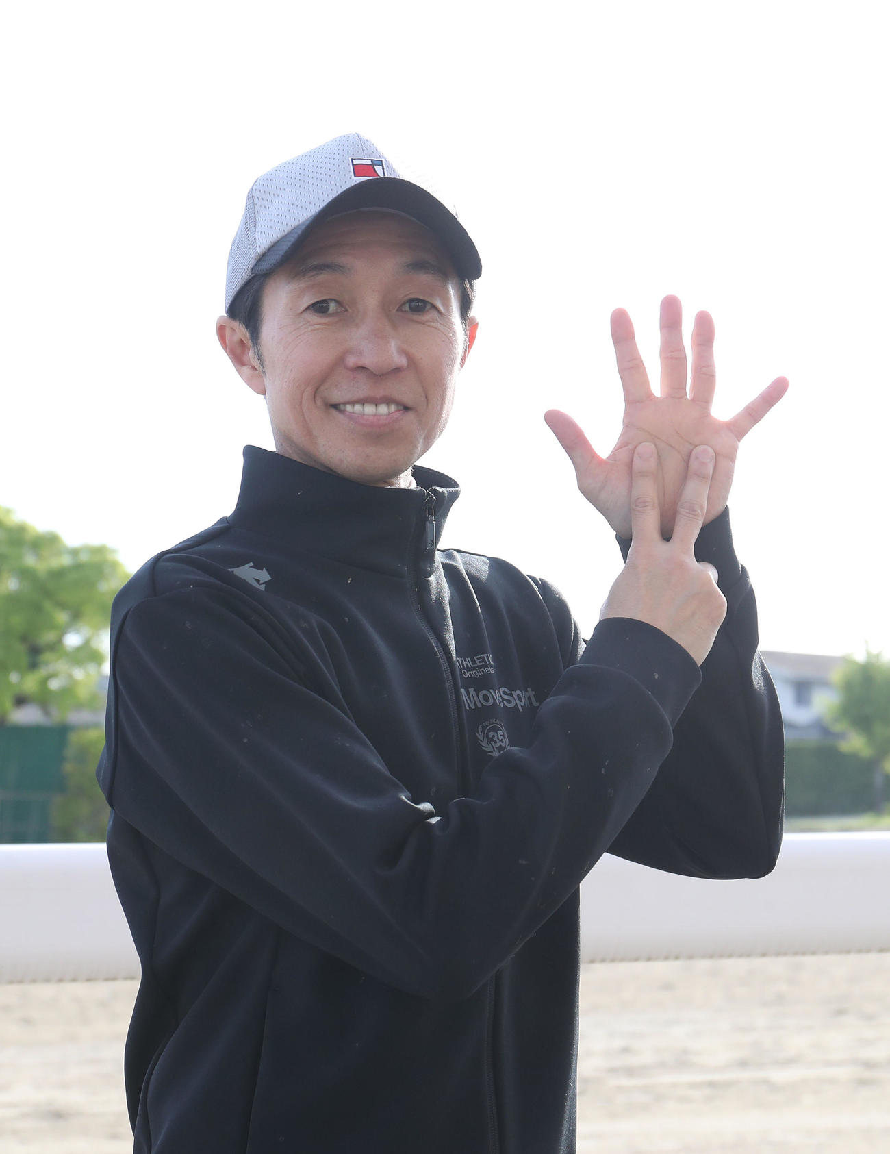 シュガークンで日本ダービー7勝目に挑む武豊騎手（撮影・白石智彦）