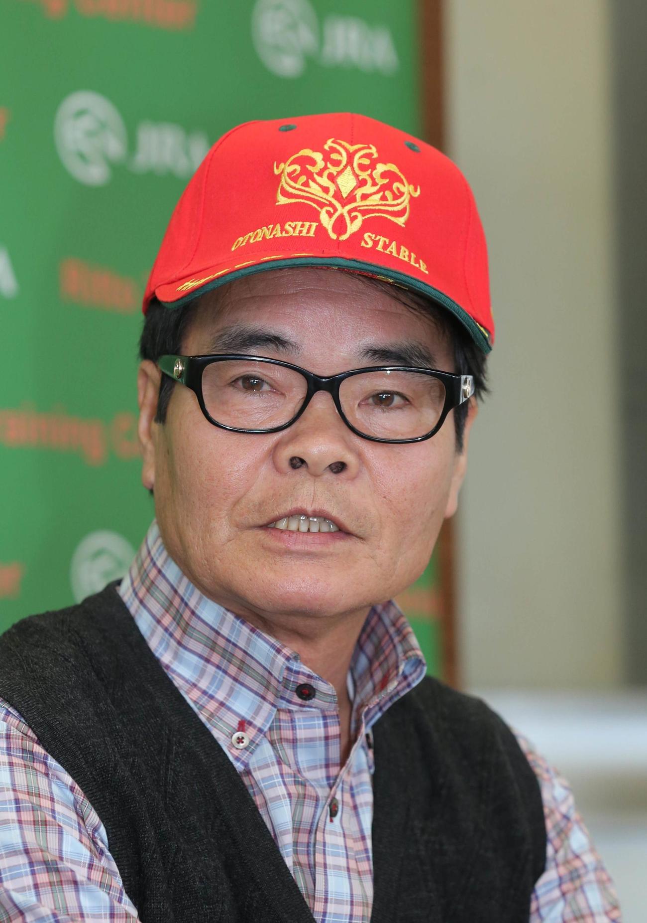 音無秀孝調教師（14年11月19日撮影）