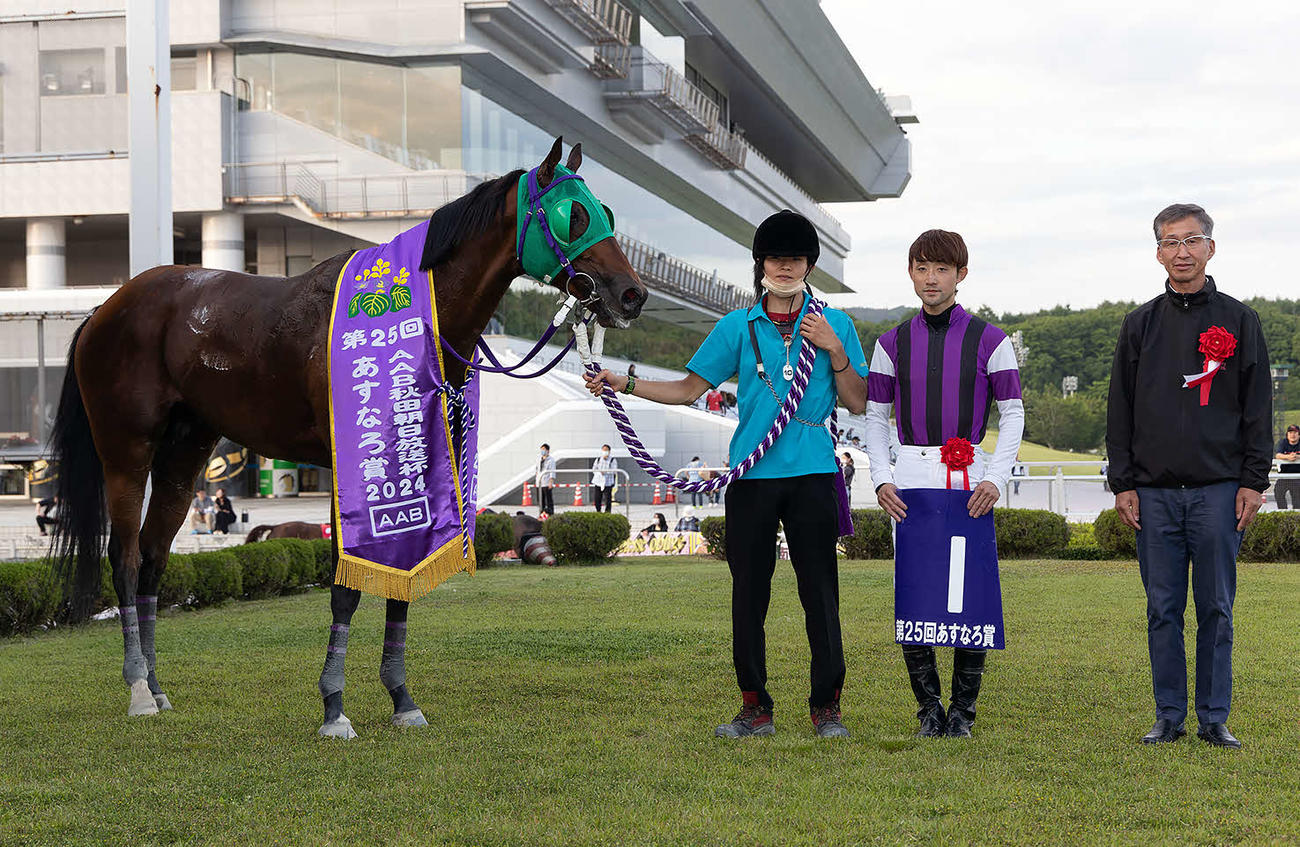 あすなろ賞を制したスズカゴウケツ（写真提供・岩手県競馬組合）