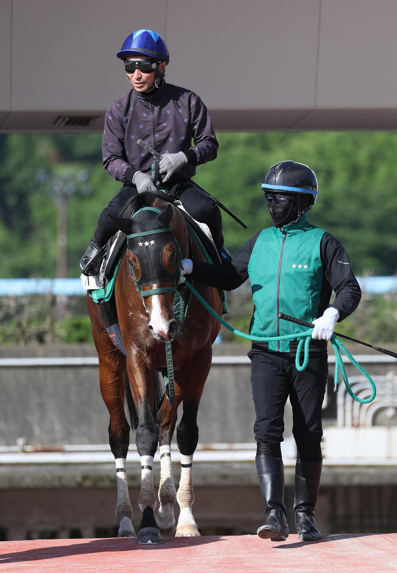 5月30日、横山典騎手を背に調教から引き揚げるアルナシーム