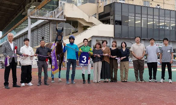 早池峰スーパースプリントを制したダイセンメイト（写真提供・岩手県競馬組合）
