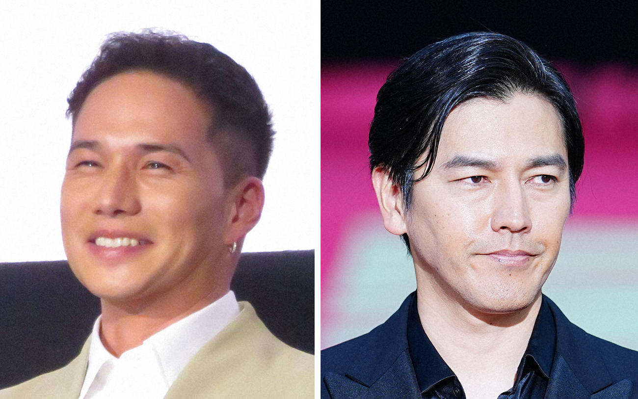 左から市原隼人、要潤