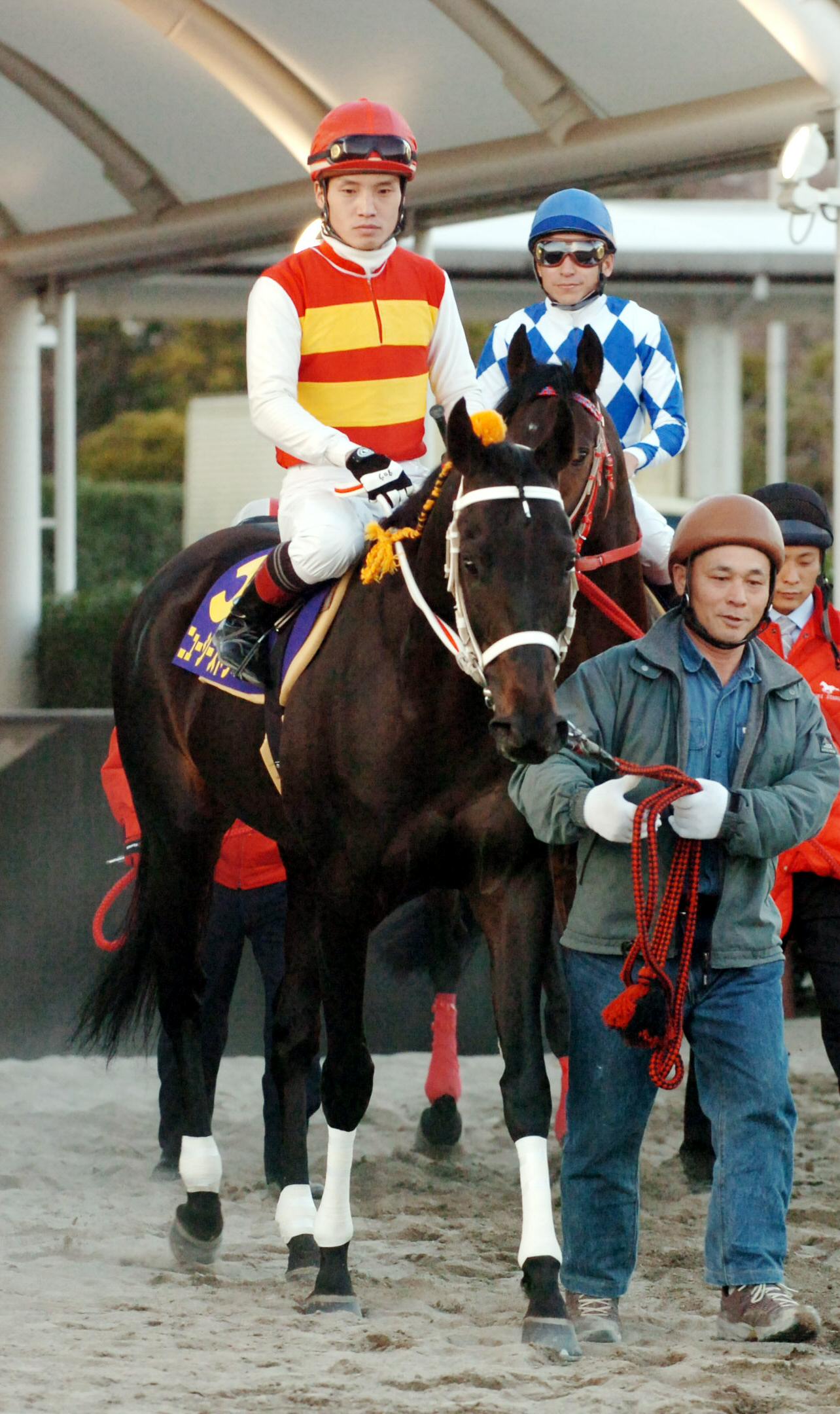 騎手時代の永島太郎師（2005年撮影）