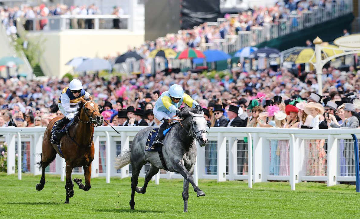 ロイヤルアスコット開催初日1RのクイーンアンSを勝ったチャーリン（C）Megan Coggin