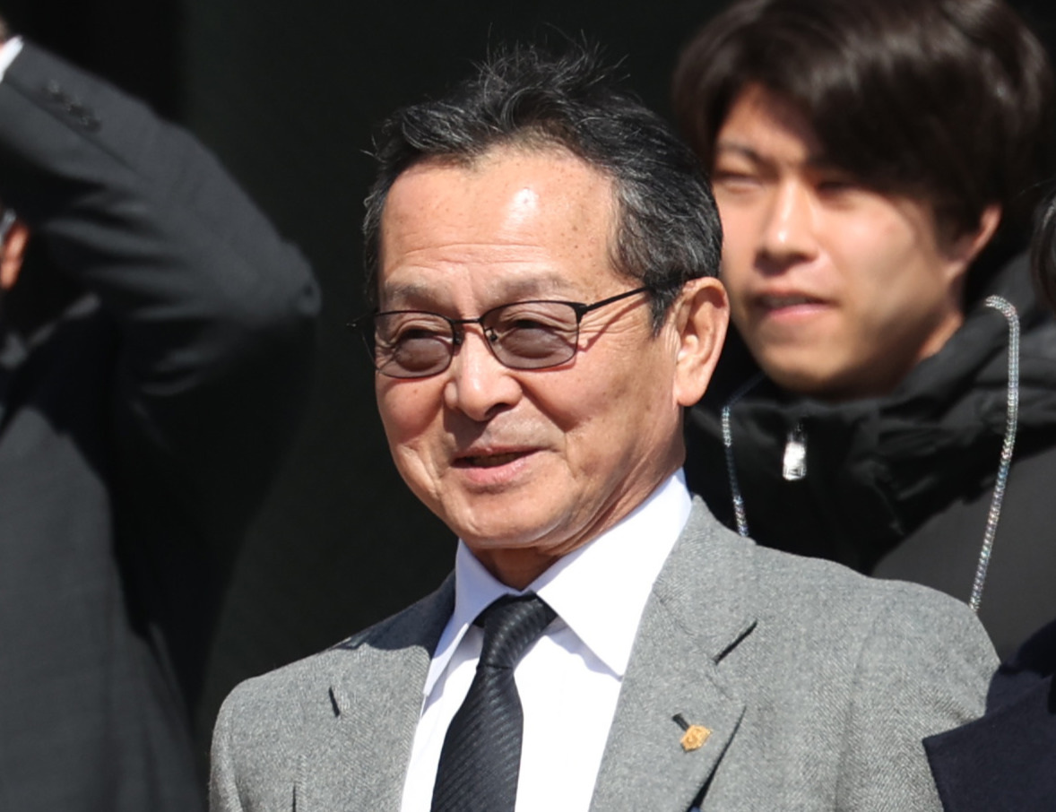 中野栄治元調教師（2024年3月撮影）