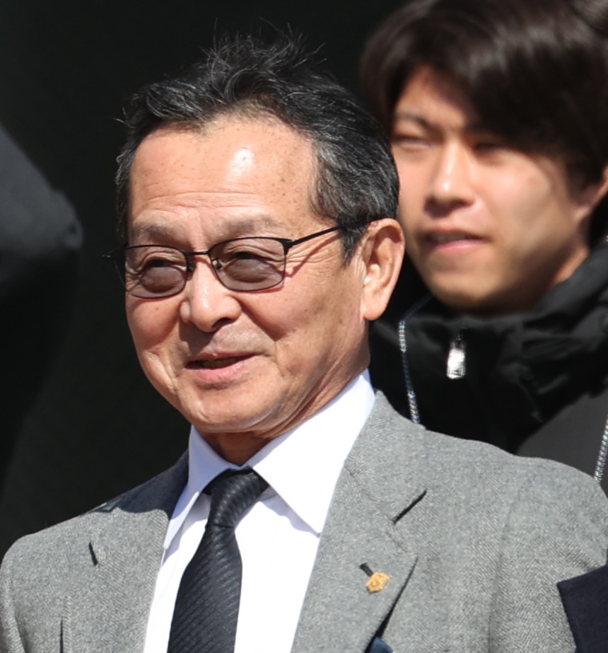 中野栄治元調教師（2024年3月3日撮影）