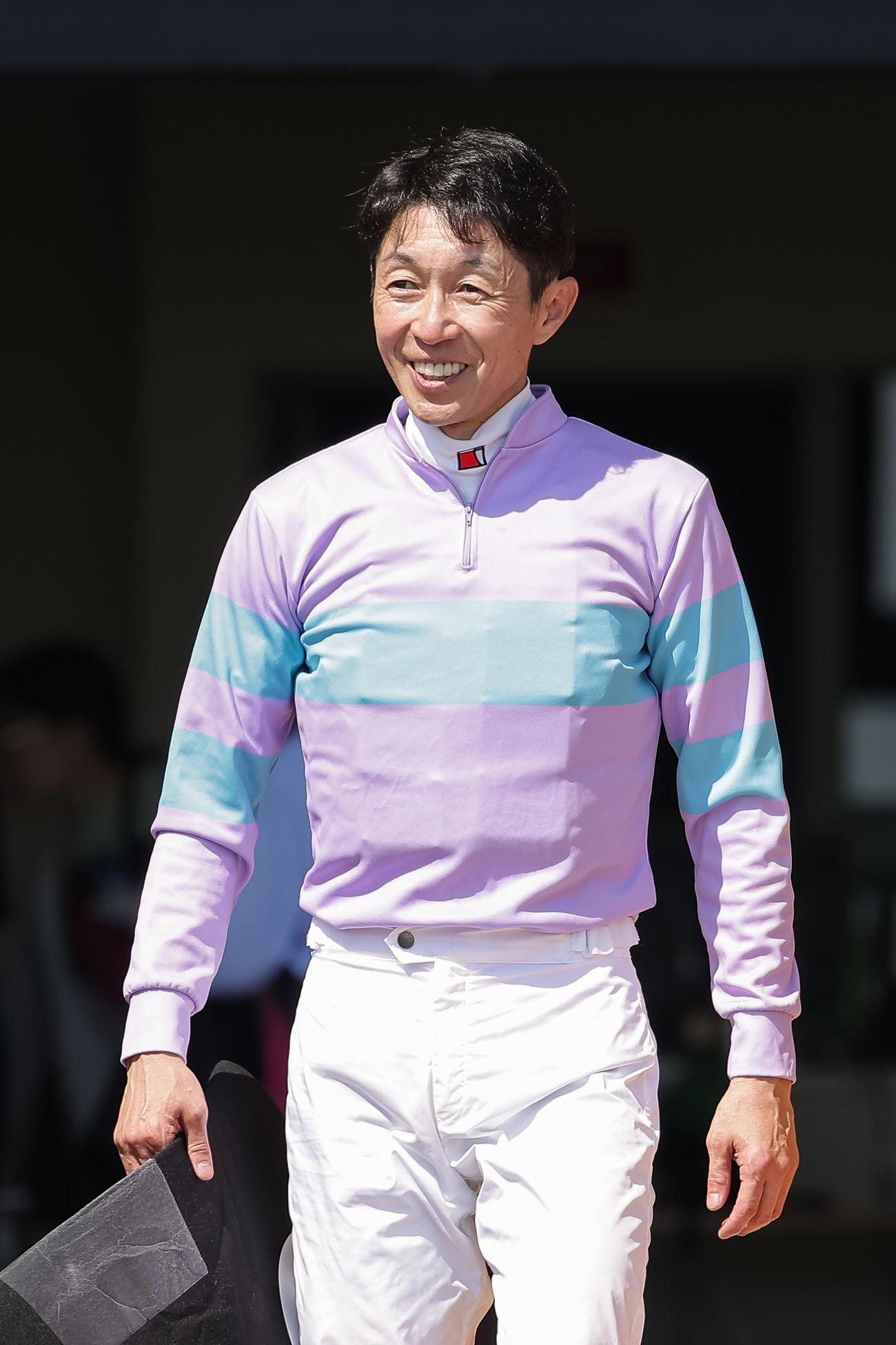 函館7～9Rで3連勝を飾った武豊騎手（撮影・村野早祐）