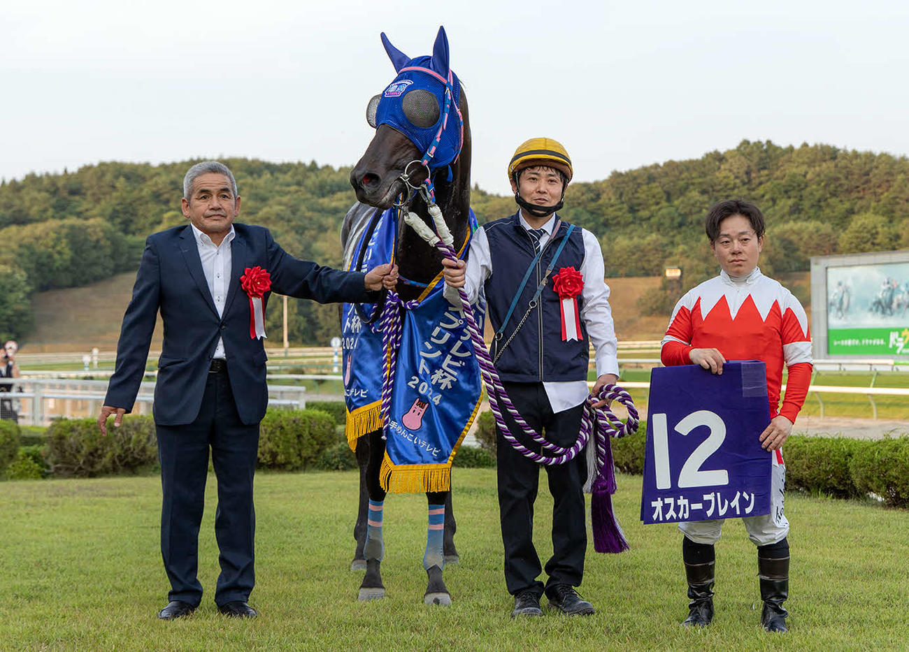 ハヤテスプリントを制したオスカーブレイン（写真提供・岩手県競馬組合）
