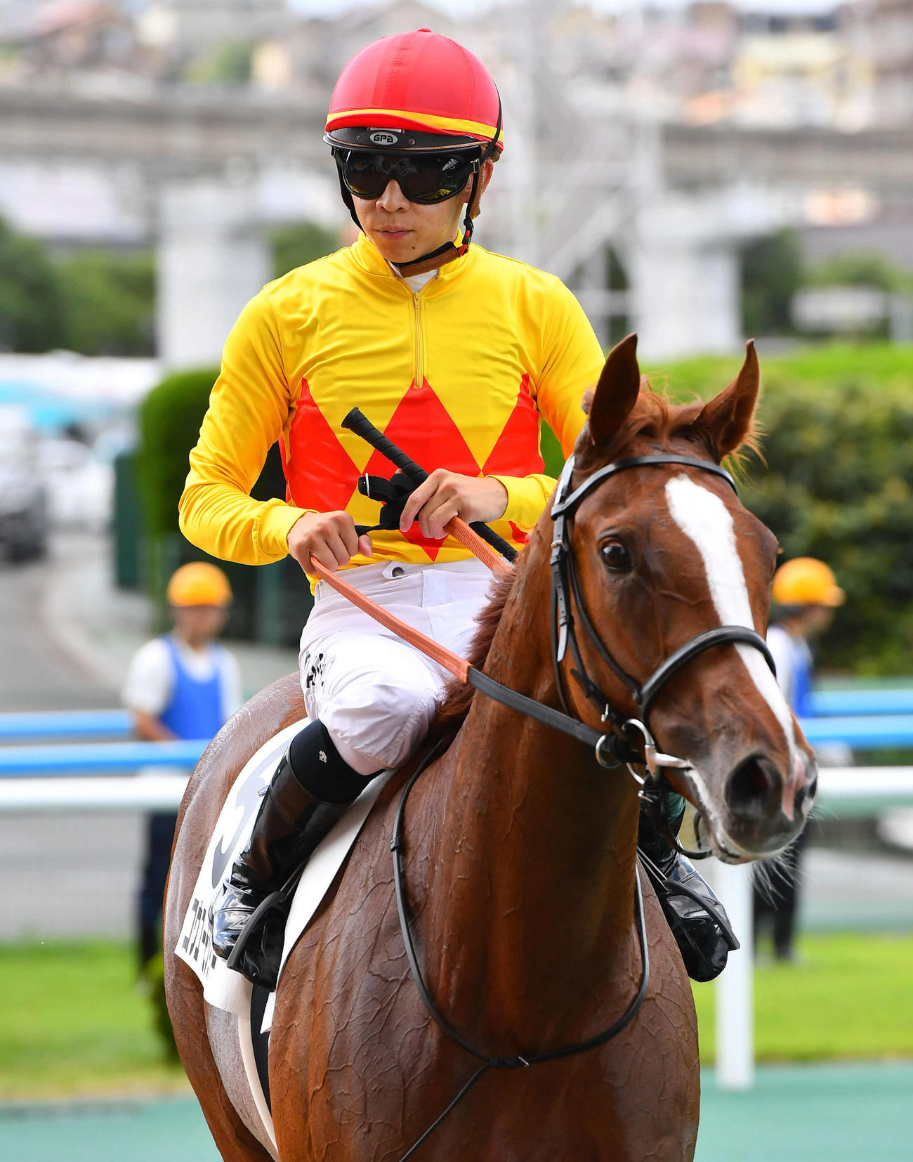 小倉1R・2歳未勝利　1着のコウユーモジョカーと団野大成騎手（撮影・岩下翔太）