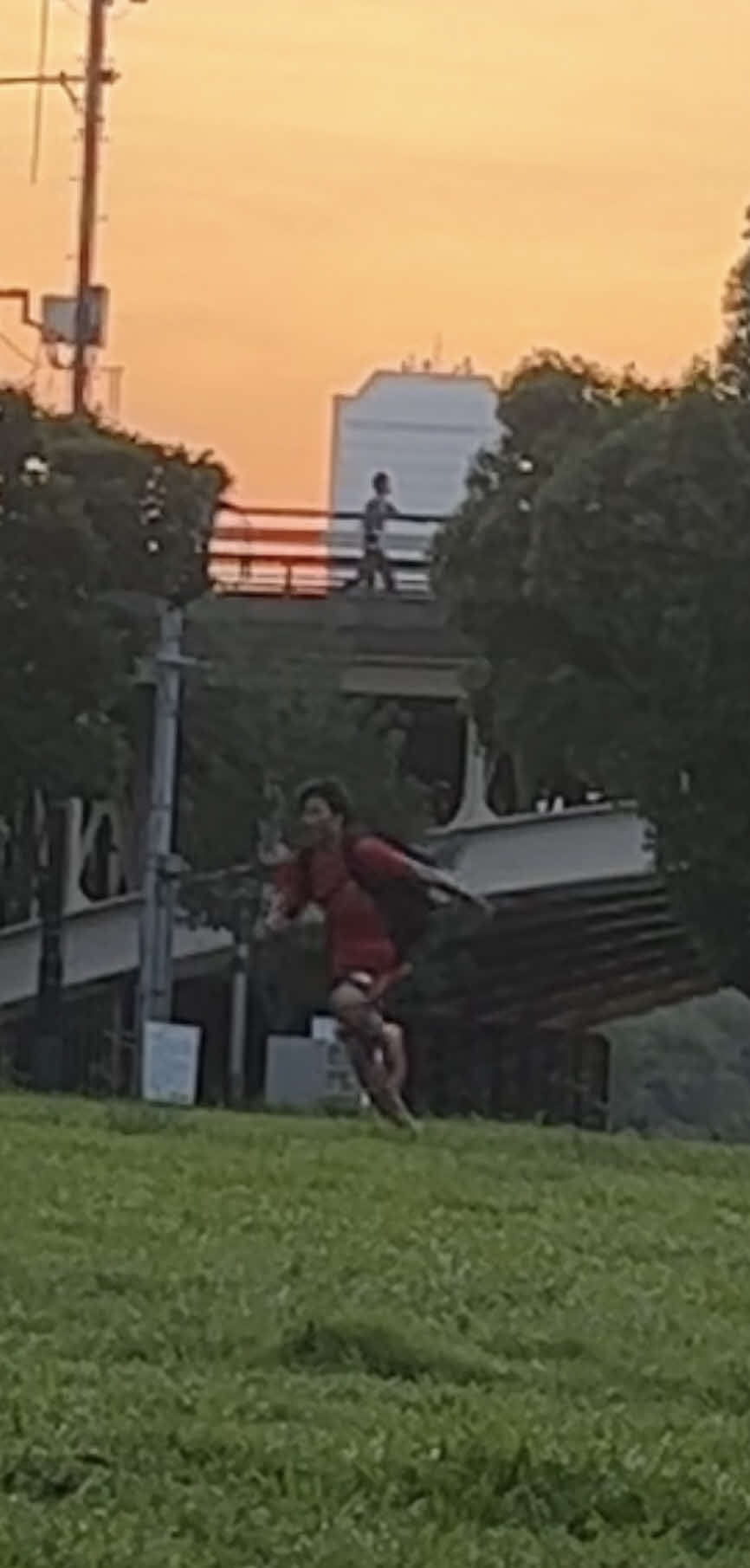 リュックにペットボトルを入れて走ってみた