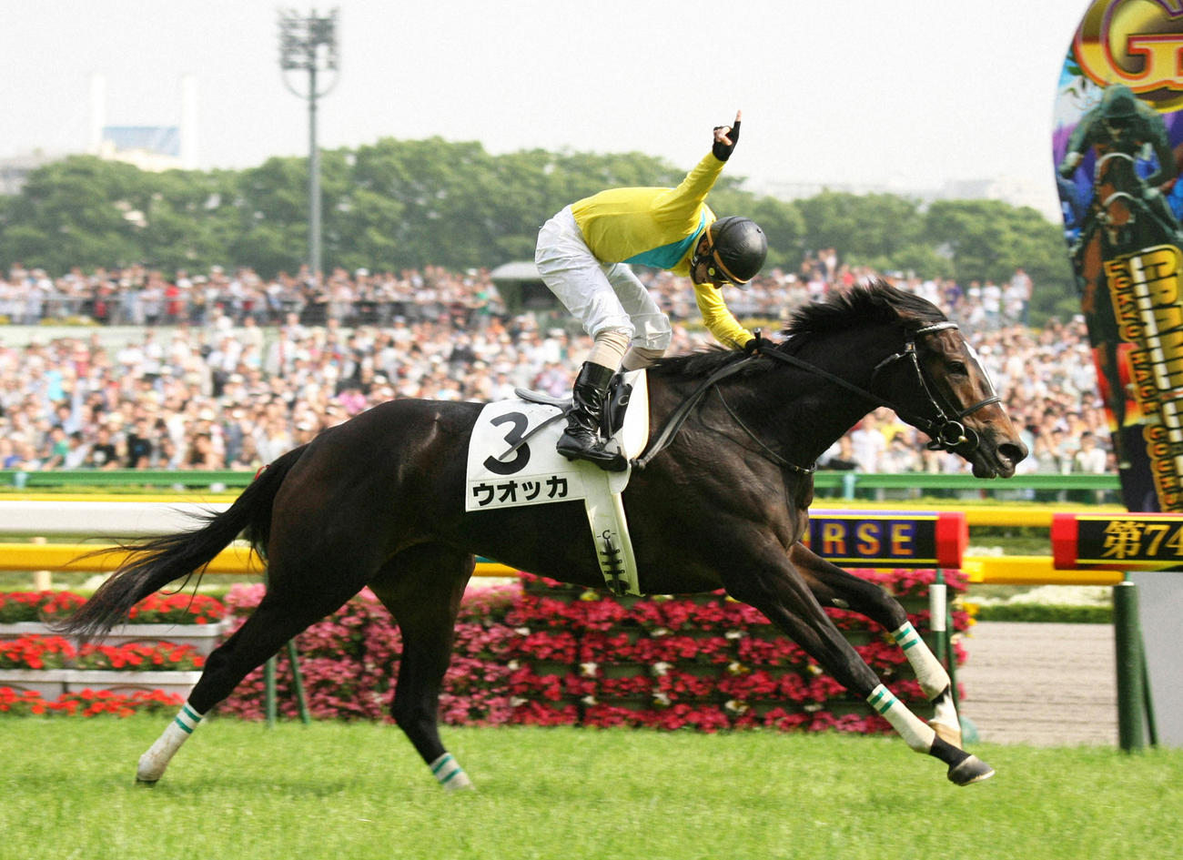 ウオッカ（2007年5月27日撮影）
