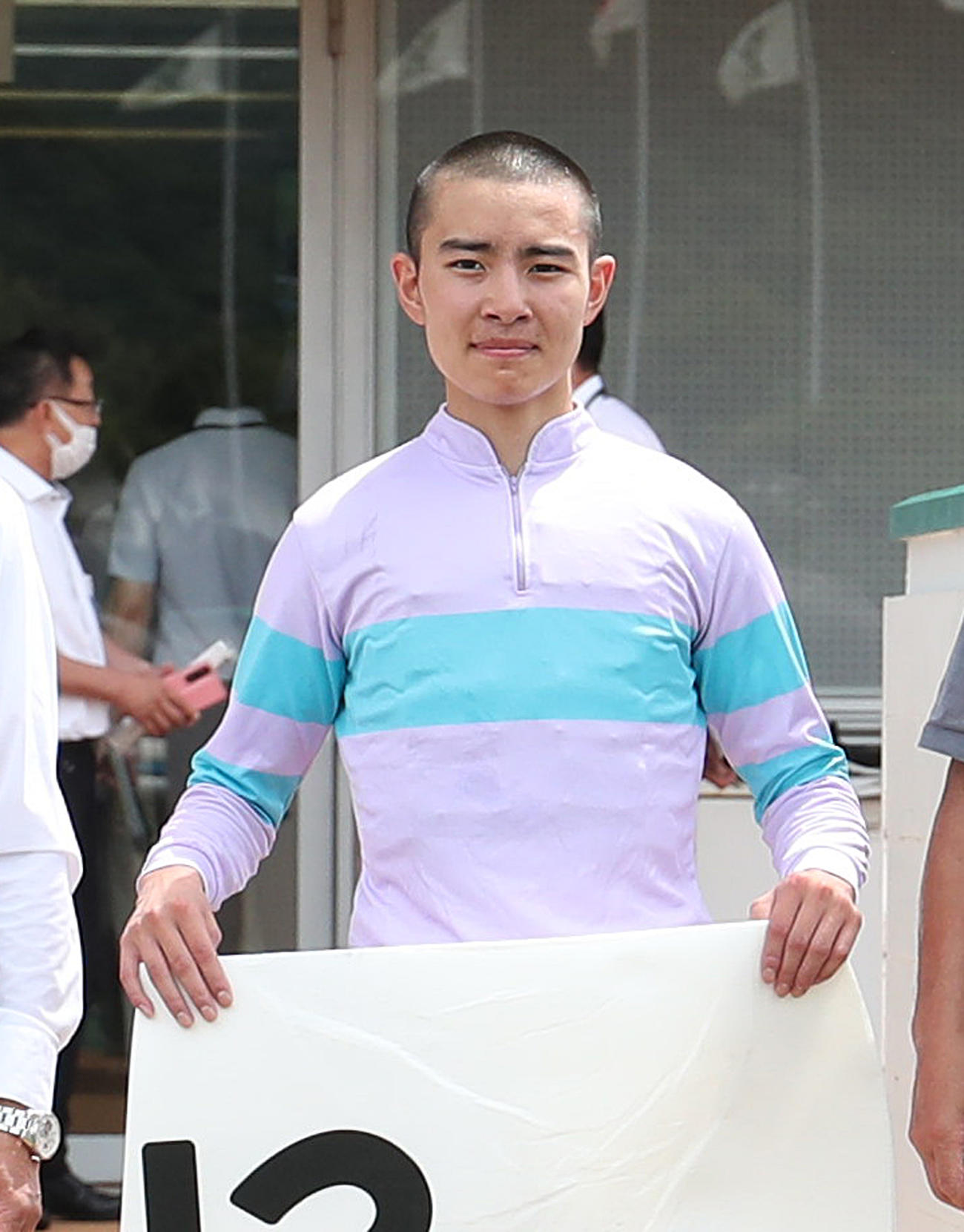 ナムライリスで小倉2Rを制し復帰後初勝利を挙げた柴田裕騎手（撮影・白石智彦）