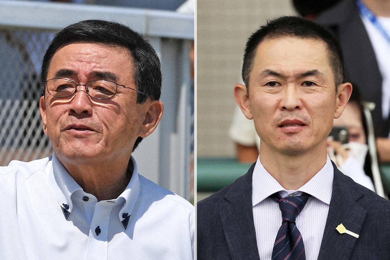 西園正師（左）と木村師