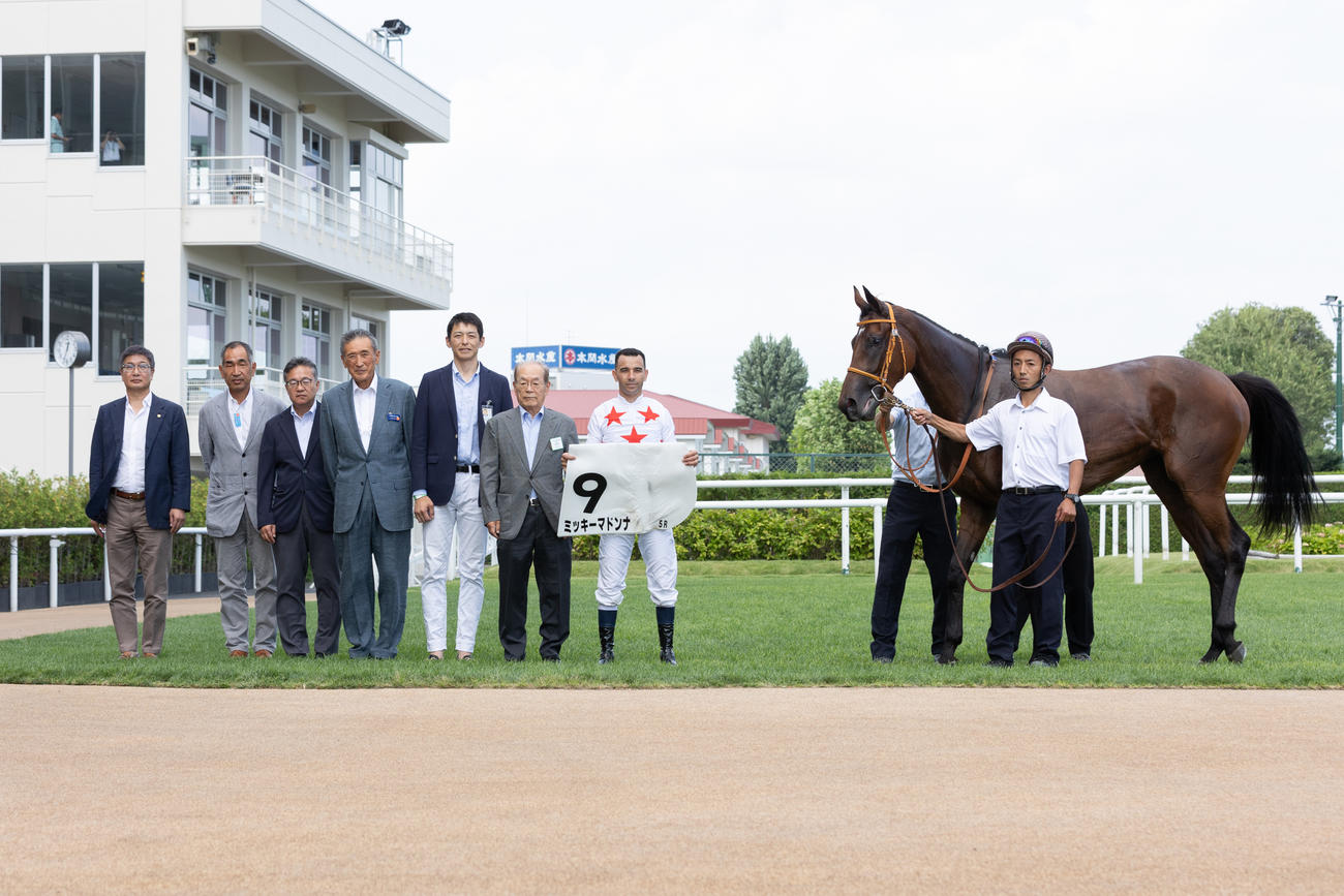 デビュー戦を制したミッキーマドンナ（撮影・村野早祐）