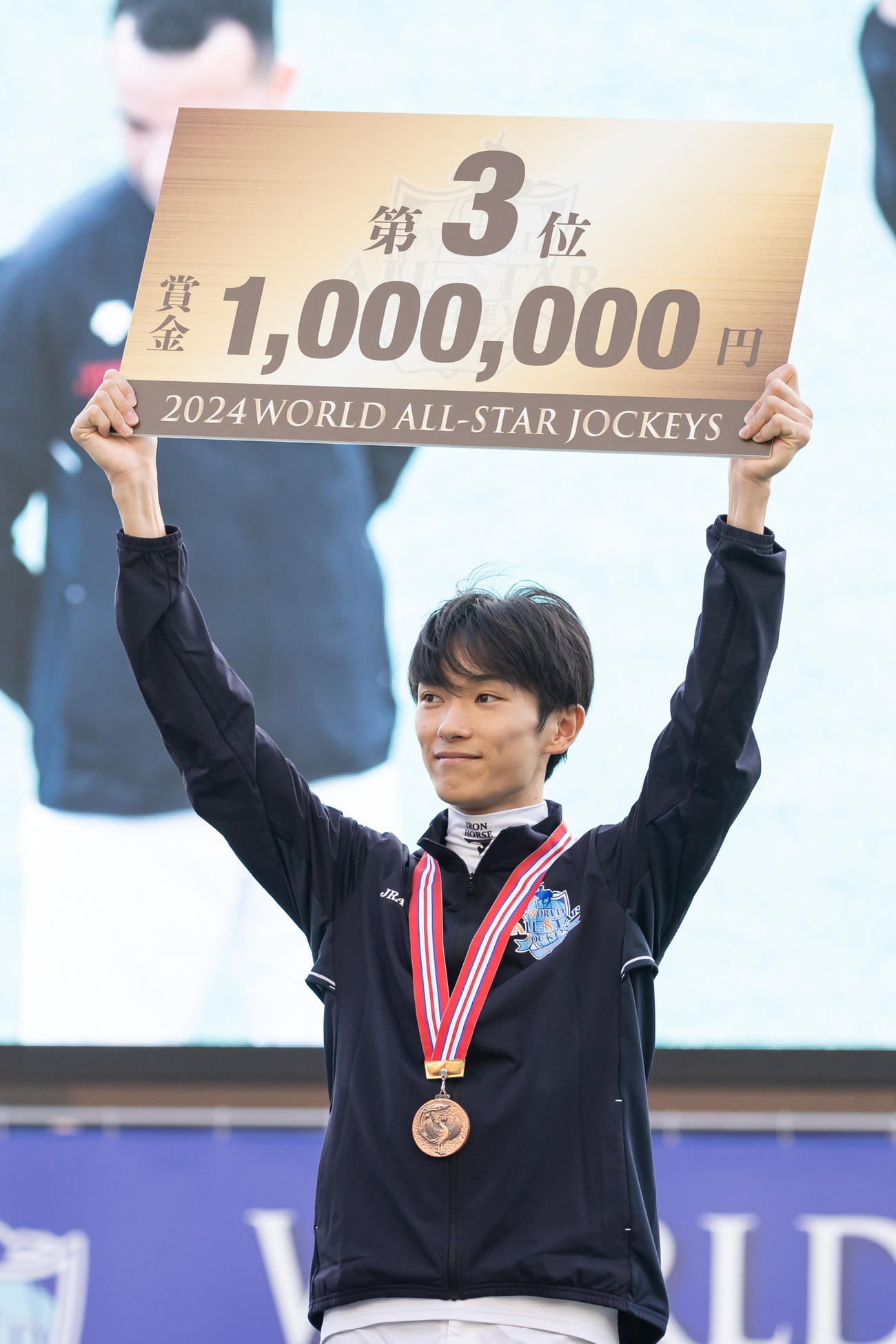 WASJ51ポイントで3位の坂井騎手（撮影・村野早祐）