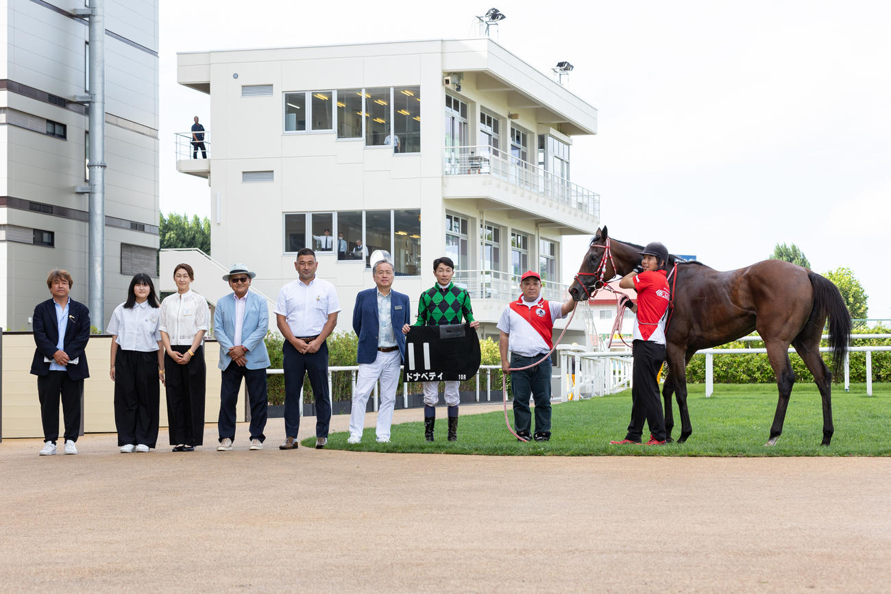 アジア競馬連盟Tを制したドナペティ（撮影・村野早祐）