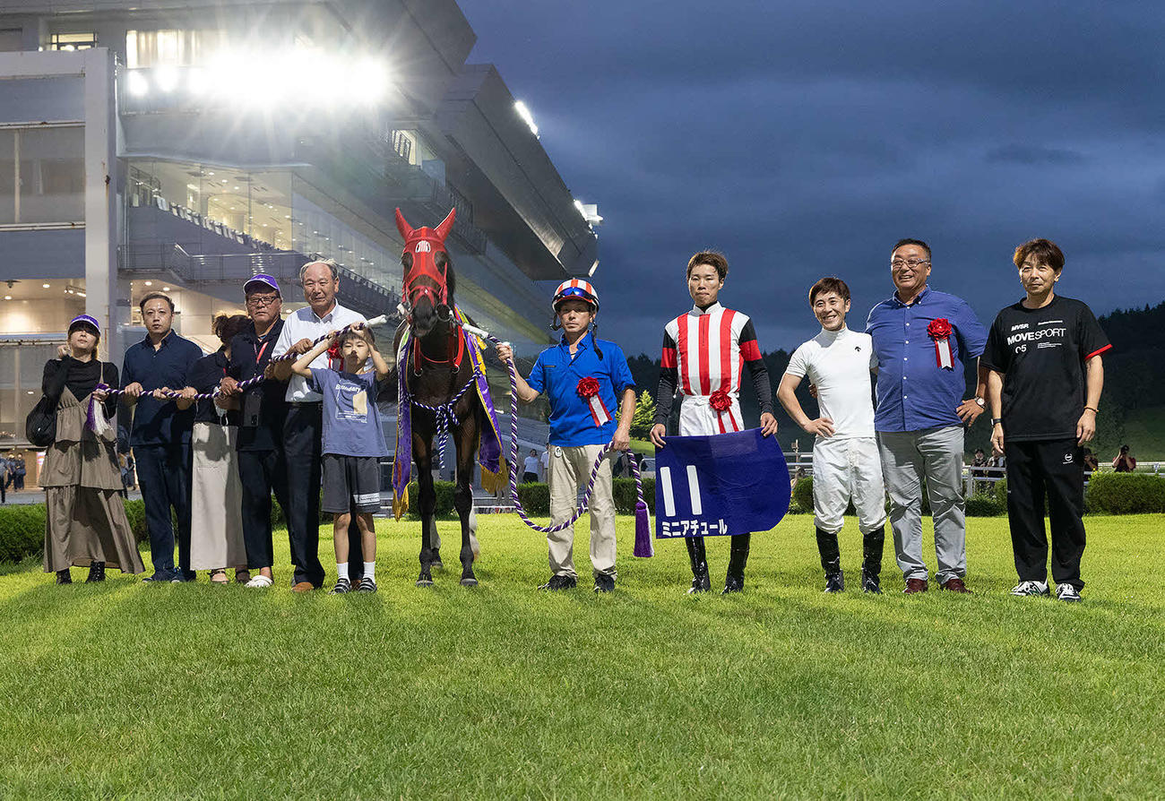 ビューチフルドリーマーCを制したミニアチュール（写真提供・岩手県競馬組合）