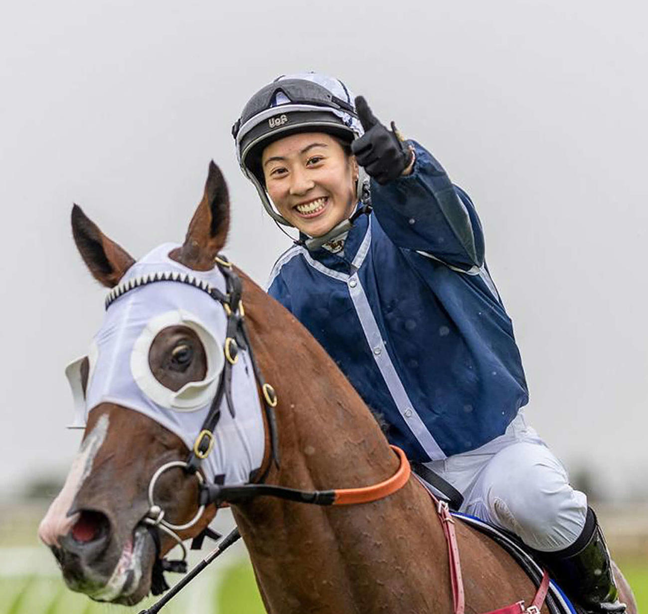 今シーズンから香港競馬で騎乗するウォン騎手（C）The Hong Kong Jockey Club