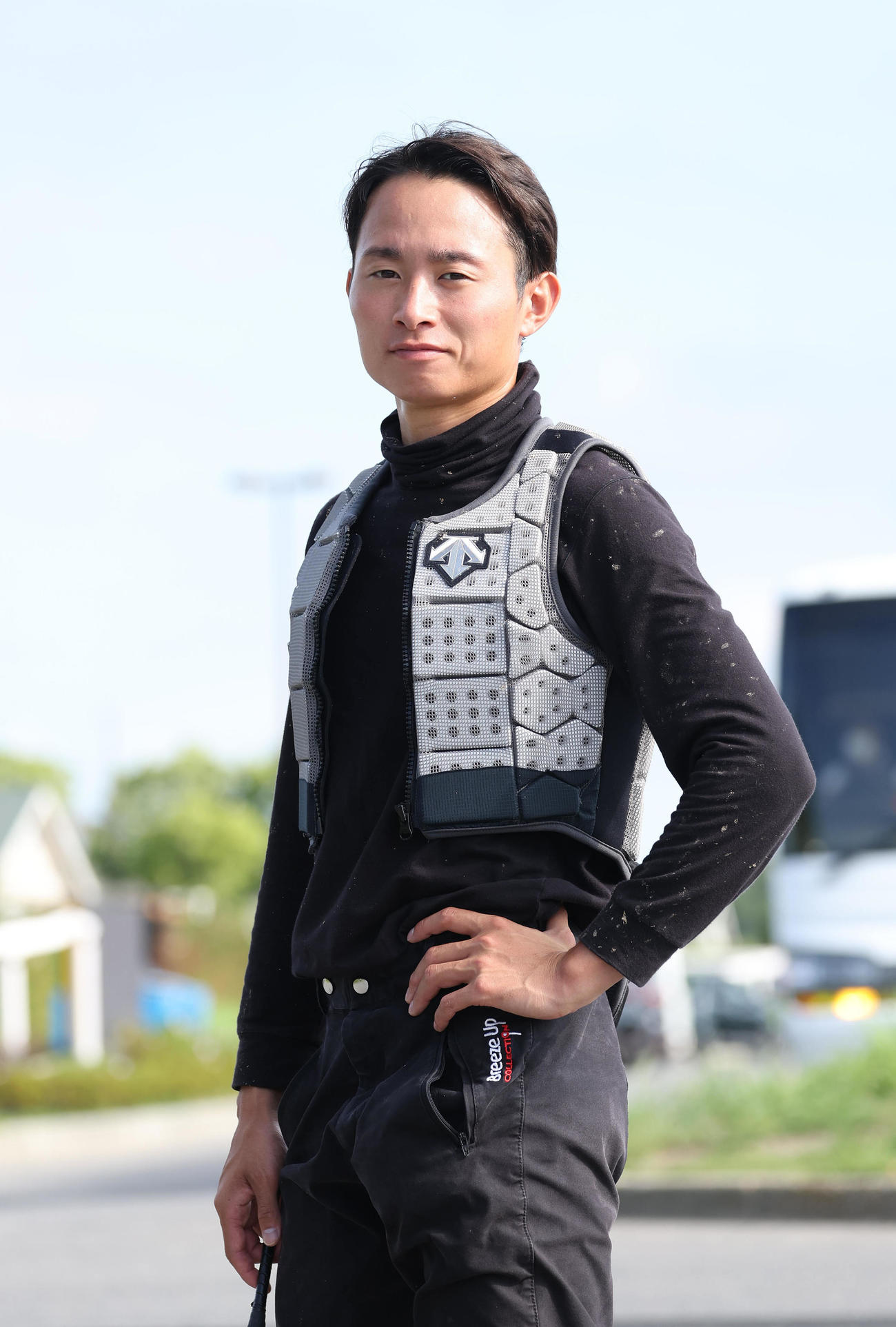 ラヴァンダとローズSに挑む岩田望騎手（撮影・白石智彦）
