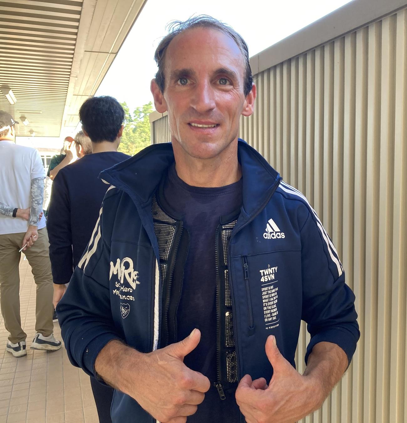 今週から短期免許で騎乗するシュタルケ騎手（撮影・太田尚樹）